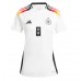 Camisa de Futebol Alemanha Toni Kroos #8 Equipamento Principal Mulheres Europeu 2024 Manga Curta